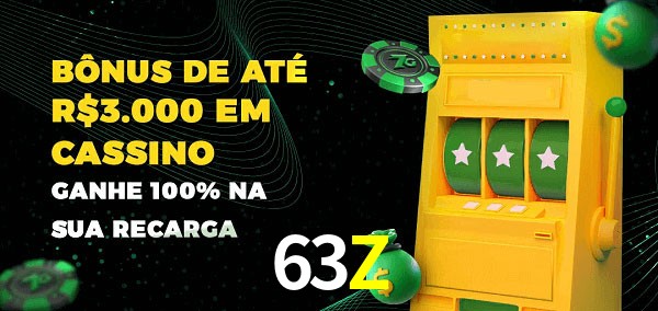 63Z melhor bônus de depósito
