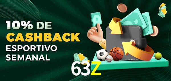 10% de bônus de cashback na 63Z