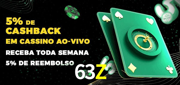 Promoções do cassino ao Vivo 63Z
